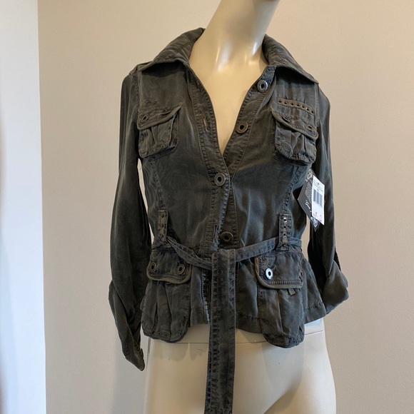 Guess Jeans Camo Jacket SZ XS/TP NWT - Picture 1 of 7